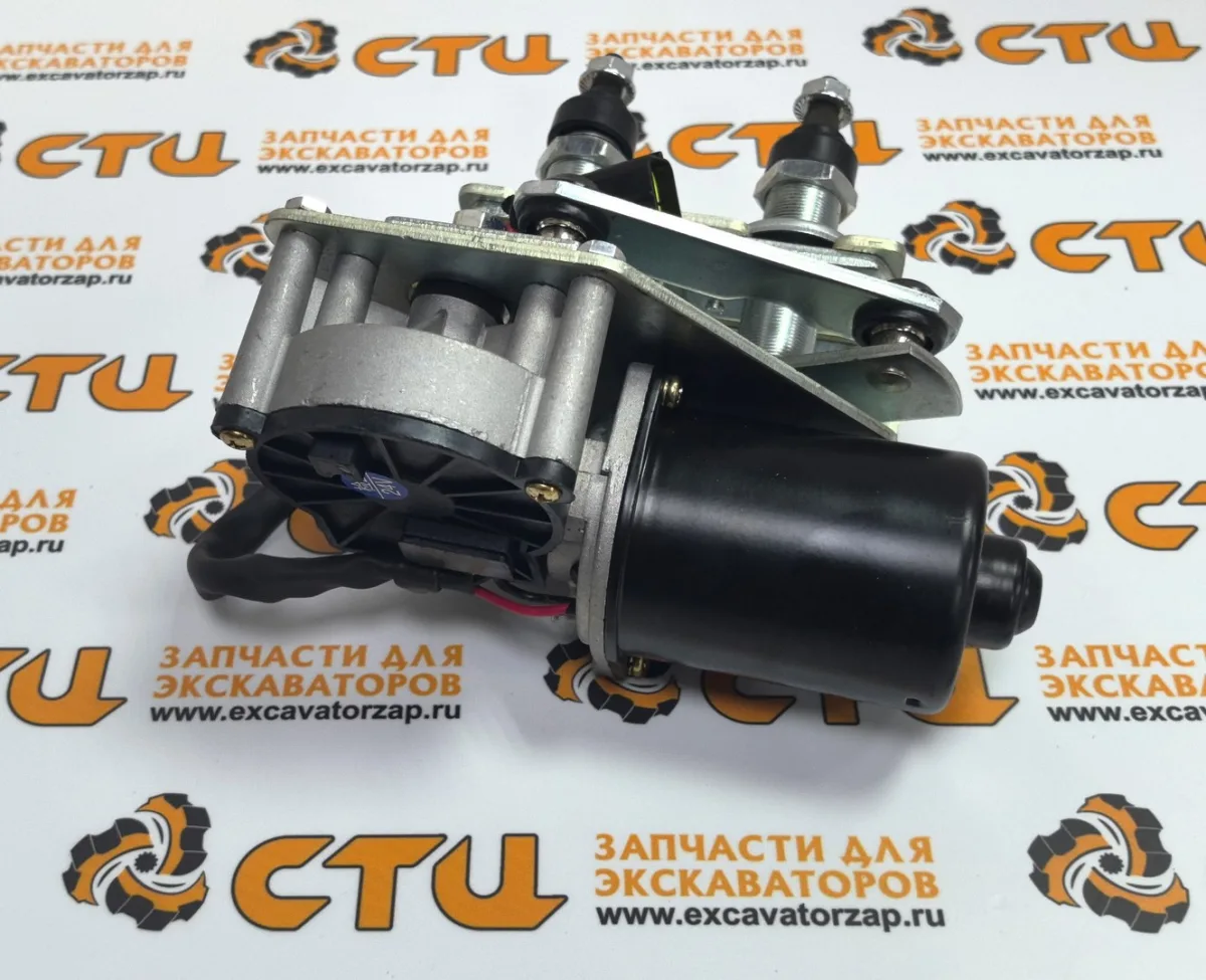 Мотор стеклоочистителя VOE14675537 экскаватора Volvo EC140D, EC140E, EC160E, EC180E, EC220D, EC220E, EC250E, EC300E, EC750D, EC750E, EC950E, ECR145E, ECR235E, EW140E, EW160E, EW180E, EW210D, EWR150E, PL3005E, PL4809E