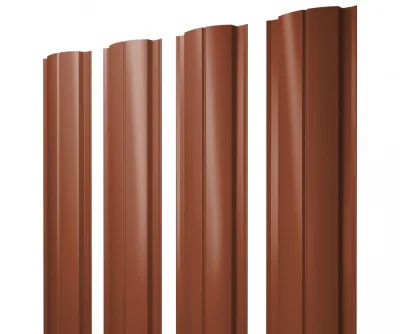 Штакетник Полукруглый Slim фигурный 0,5 PurLite 