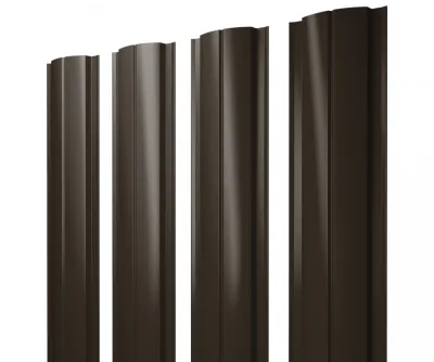 Штакетник Полукруглый Slim фигурный 0,5 GreenCoat Pural BT