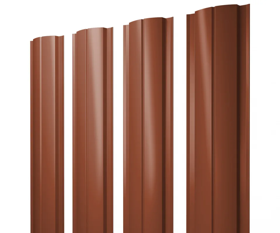 Штакетник Полукруглый Slim 0,5 PurLite 