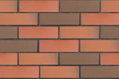 Кирпич клинкерный ЛСР Ноттингем красный флэшинг гладкий 250*85*65 мм
