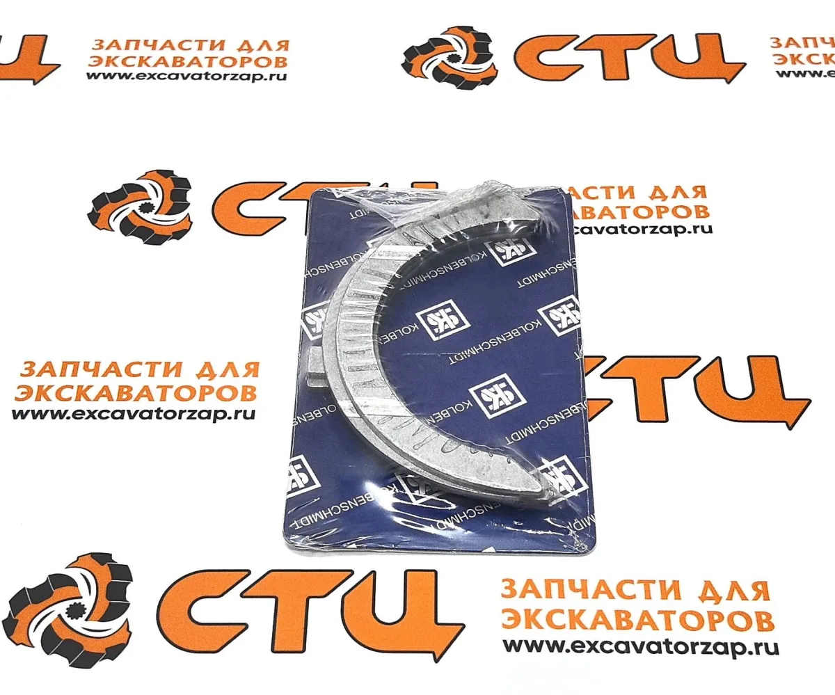 Полукольца упорные VOE21141955 (STD 2.9mm, аналог, KOLBENSCHMIDT) двигателя экскаватора погрузчика Volvo BL61, BL71