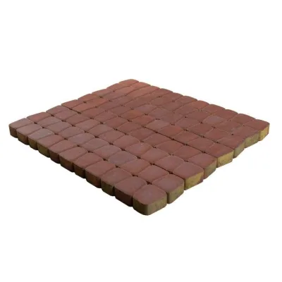 Тротуарная плитка Braer Классико круговая, Винный