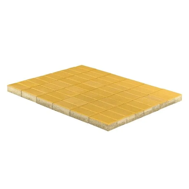 Тротуарная плитка Braer Прямоугольник, Желтый