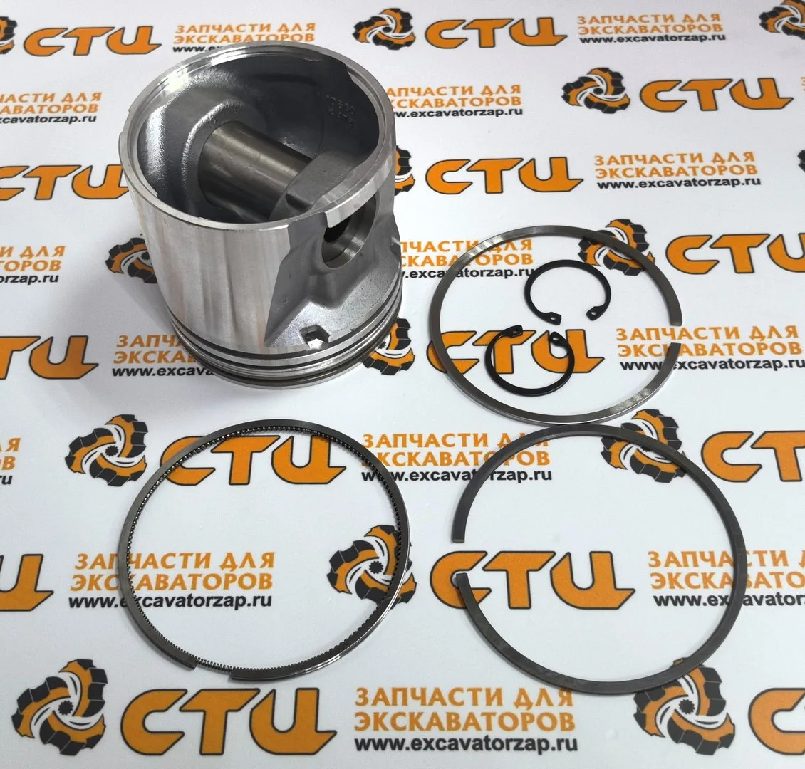 Поршень RE515372 в сборе двигателя экскаватора погрузчика John Deere 315SK, 325J, 325K