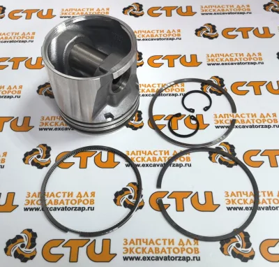 Поршень RE515372 в сборе двигателя экскаватора погрузчика John Deere 315SK, 325J, 325K