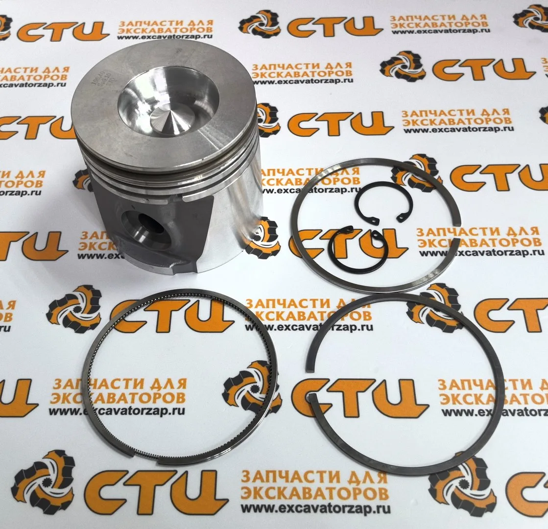 Поршень RE515372 в сборе двигателя экскаватора погрузчика John Deere 315SK, 325J, 325K
