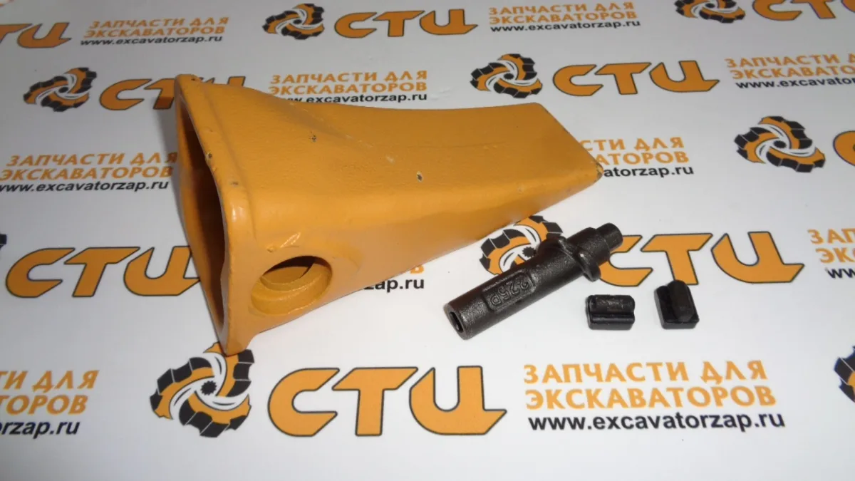 Коронка ковша TK225FD экскаватора погрузчика John Deere 315SK, 325J, 325K (в комплекте со стопорами)
