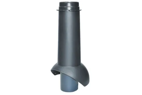 Выход канализации Krovent Pipe-VT 110 IS черный