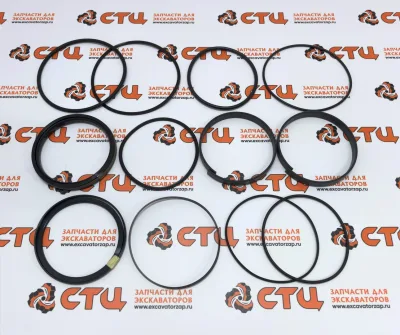 Ремкомплект AHC21922 (World Gasket, Italy) поршня гидроцилиндра рукояти экскаватора погрузчика John Deere 315SK, 325J, 325K
