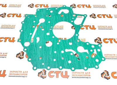 Прокладка T164592 (аналог, Турция) КПП экскаватора погрузчика John Deere 710J, 710K, 410E, 210LE, 410G, 710D, 310E, 710G, 310G