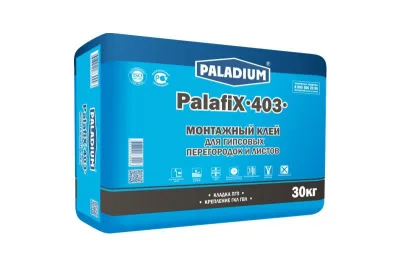 PALADIUM PalafiX-403 "Z" Палафикс-403 "ЗИМА" МОНТАЖНЫЙ КЛЕЙ ДЛЯ ПГП И ГКЛ 30кг