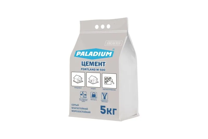 PALADIUM PORTLAND Цемент серый М-500 5кг