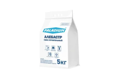 PALADIUM Алебастр белый/Гипс строительный 5кг