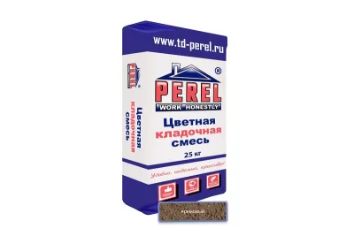 "Perel SL (лето), 25 кг" Цветные кладочные растворы , применяются для кладки кирпича с водопоглощением от 5 до 12 %. 0040 кремовая
