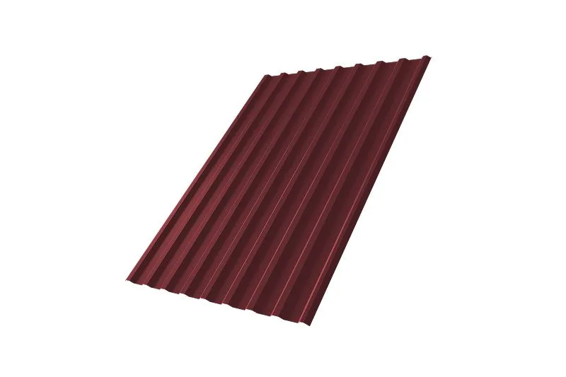 Профнастил С20R 0,45 Drap RAL 3005 красное вино