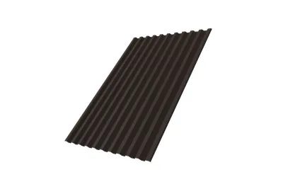 Профнастил С21R Grand Line 0,5 Drap TX RR 32 темно-коричневый