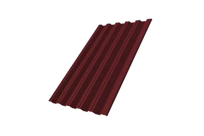 Профнастил НС35R 0,45 Drap RAL 3005 красное вино