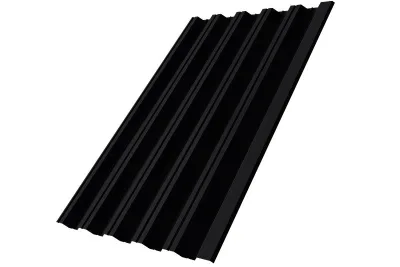 Профнастил НС35R 0,5 Velur X RAL 9005 черный