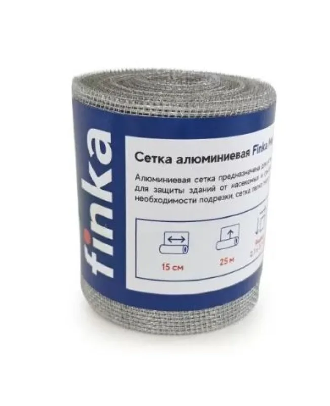 Сетка алюМиниевая от грызунов Finka 1,15x25m