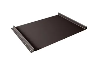 Кликфальц Grand Line 0,5 PurLite матовый с пленкой на замках RAL 8017 шоколад
