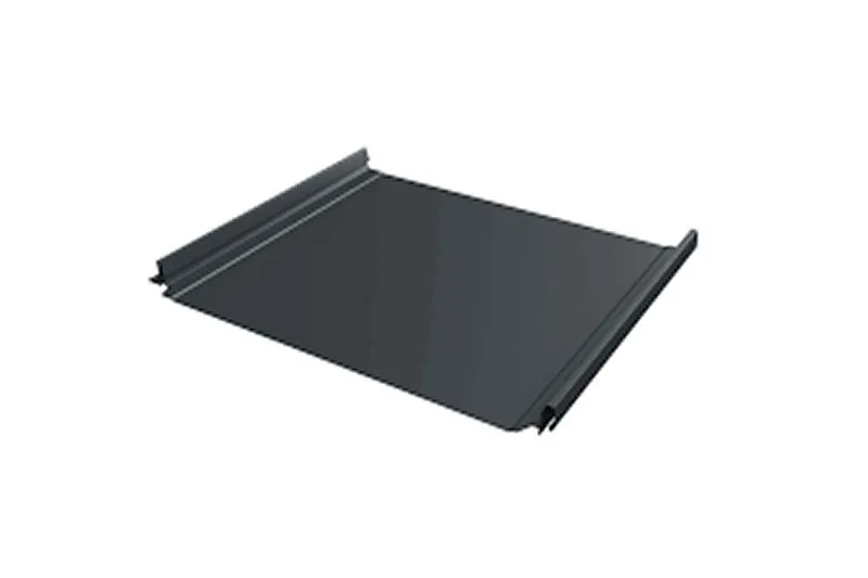 Кликфальц Grand Line 0,5 Drap с пленкой на замках RAL 7024 мокрый асфальт