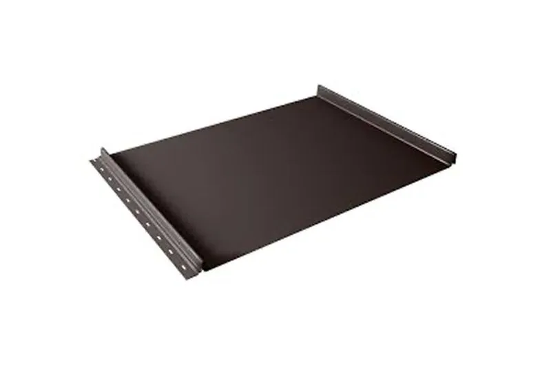 Кликфальц Grand Line 0,5 PurPro с пленкой на замках RAL 8017 шоколад