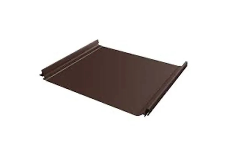 Кликфальц Line Grand Line 0,5 PurPro матовый 275 с пленкой на замках RAL 8017 шоколад