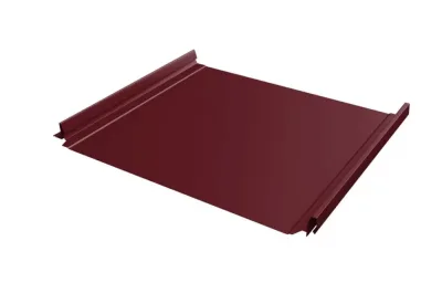 Кликфальц Про Grand Line 0,45 Drap с пленкой на замках RAL 3005 красное вино