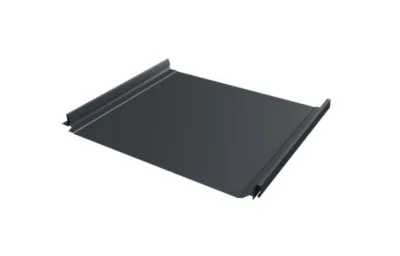 Кликфальц Про Grand Line 0,45 Drap ST с пленкой на замках RAL 7016 антрацитово-серый