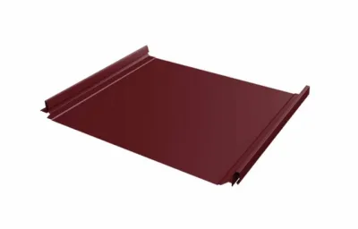 Кликфальц Про Grand Line 0,45 Drap TR с пленкой на замках RAL 3005 красное вино