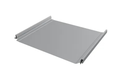 Кликфальц Про Grand Line 0,45 Drap TX с пленкой на замках RAL 7004 сигнальный серый