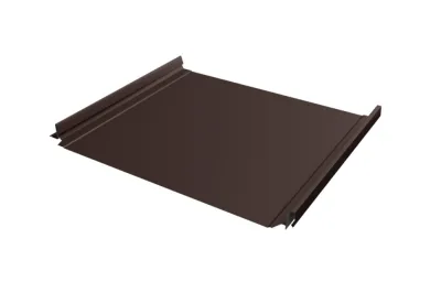 Кликфальц Про Grand Line 0,45 Drap TX с пленкой на замках RAL 8017 шоколад