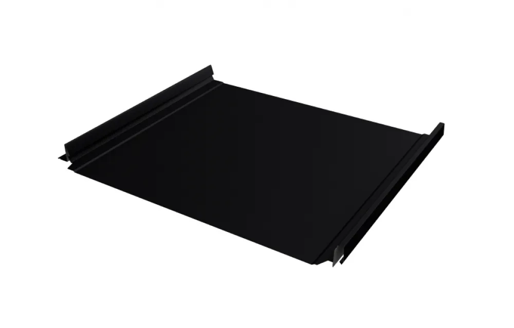 Кликфальц Про Grand Line 0,45 Drap TX с пленкой на замках RAL 9005 черный