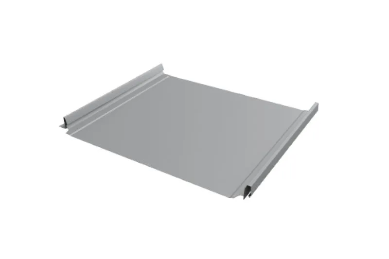 Кликфальц Про Line Grand Line 0,45 Drap TX с пленкой на замках RAL 7004 сигнальный серый