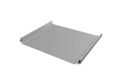 Кликфальц Про Line Grand Line 0,45 Drap TX с пленкой на замках RAL 7004 сигнальный серый