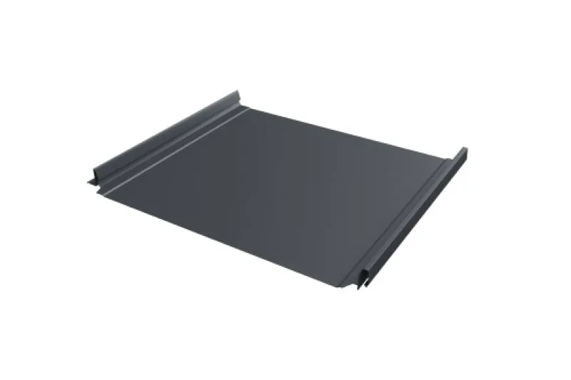 Кликфальц Про Line Grand Line 0,5 Velur X с пленкой на замках RAL 7024 мокрый асфальт