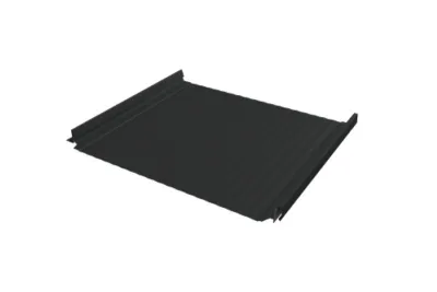 Кликфальц Про Гофр Grand Line 0,5 GreenCoat Pural BT, матовый с пленкой на замках RR2H3 (RAL 7016 антрацитово-серый)