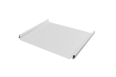 Кликфальц Про Гофр Grand Line 0,45 Drap с пленкой на замках RAL 9003 сигнальный белый