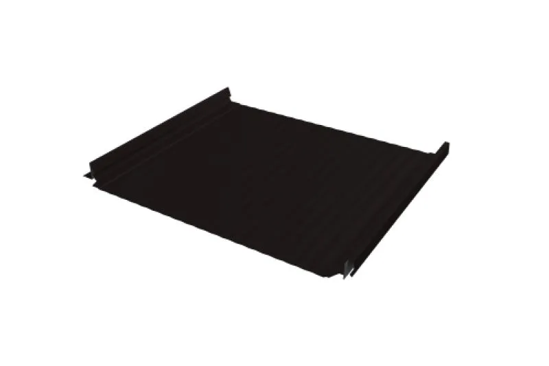 Кликфальц Про Гофр Grand Line 0,45 Drap ST с пленкой на замках RAL 9005 черный