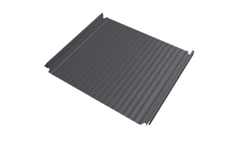 Кликфальц Double Pro  Grand Line 0,45 Drap с пленкой на замках RAL 7004 сигнальный серый