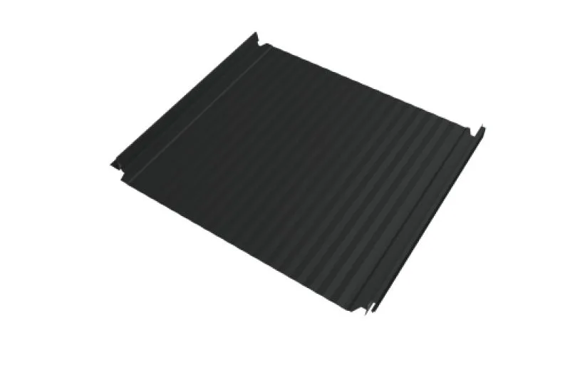 Кликфальц Double Pro  Grand Line 0,45 Drap с пленкой на замках RAL 7016 антрацитово-серый