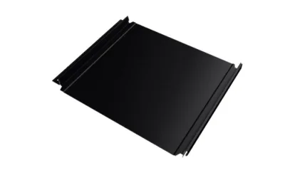 Кликфальц Double Pro  Line  Grand Line 0,5 Drap с пленкой на замках RAL 9005 черный
