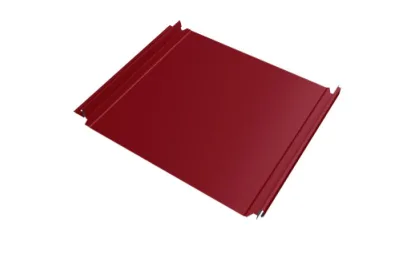 Кликфальц Double Pro   Line Grand Line 0,45 PE с пленкой на замках RAL 3003 рубиново-красный