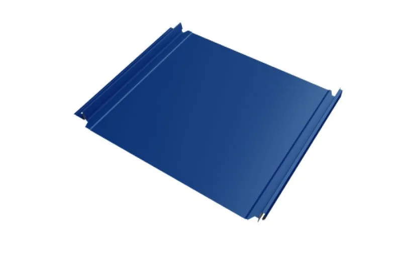 Кликфальц Double Pro  Line Grand Line 0,45 PE с пленкой на замках RAL 5005 сигнальный синий
