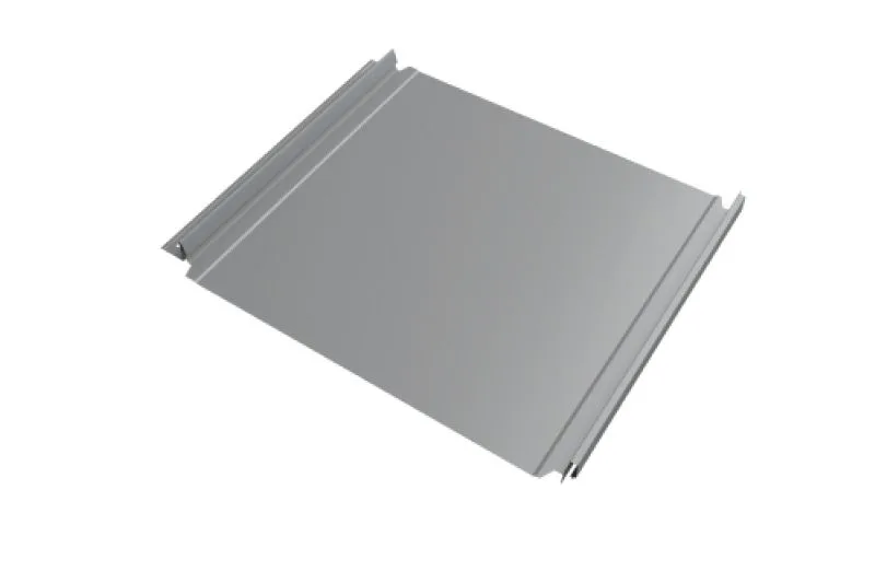 Кликфальц Double Pro  Line Grand Line 0,45 PE с пленкой на замках RAL 7004 сигнальный серый