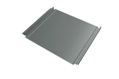 Кликфальц Double Pro  Line Grand Line 0,45 PE с пленкой на замках RAL 7005 мышино-серый