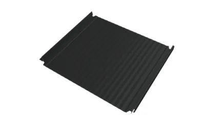 Кликфальц Double Pro   Гофр Grand Line 0,5 PurPro матовый 275 с пленкой на замках RAL 7016 антрацитово-серый