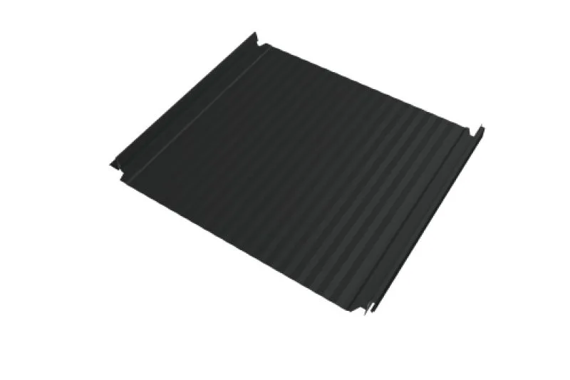 Кликфальц Double Pro Гофр Grand Line 0,5 Drap с пленкой на замках RAL 7016 антрацитово-серый