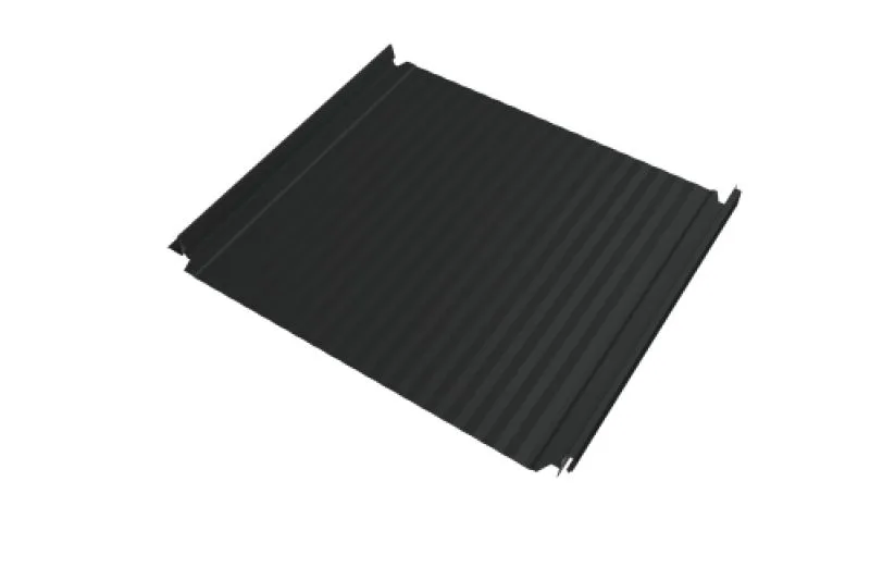 Кликфальц Double Pro  Гофр Grand Line 0,45 PE с пленкой на замках RAL 7016 антрацитово-серый